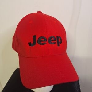 Jeep Red Cap with Black Logo NWOT